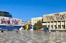 "Albania is Biodiversity" mosaic, Tirana, Oct. 2023