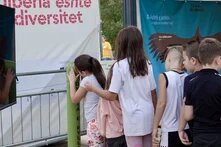 Education corner, 'Albania is Biodiversity' Resource Hub, Tirana, Oct. 2023