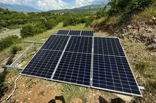 Solar panels of Piskova Solar Farming
