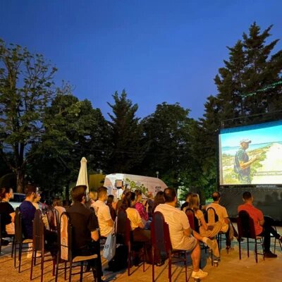 Film Screening during Student City Film Nights, Tirana, Jun. 2024