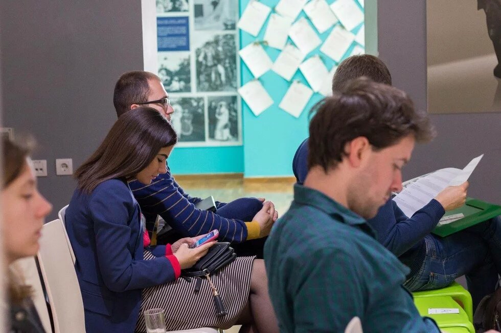 Participants at the Congress of Young Europeans, Belgrade, Serbia, 2016