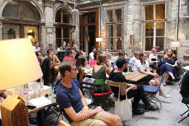 Participants at the Congress of Young Europeans, Budapest, Hungary, 2015,