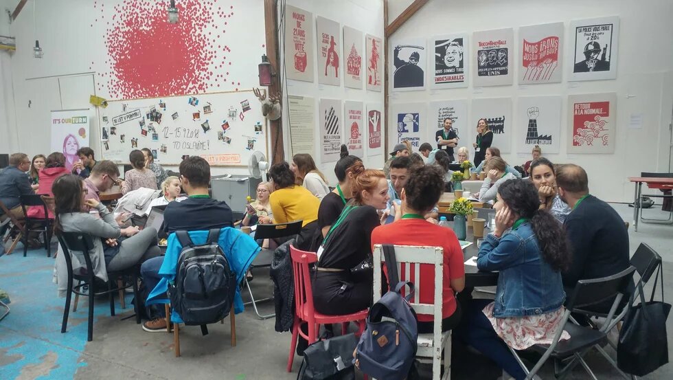 Participants at the Congress of Young Europeans, Prague, Czech Republic, 2018