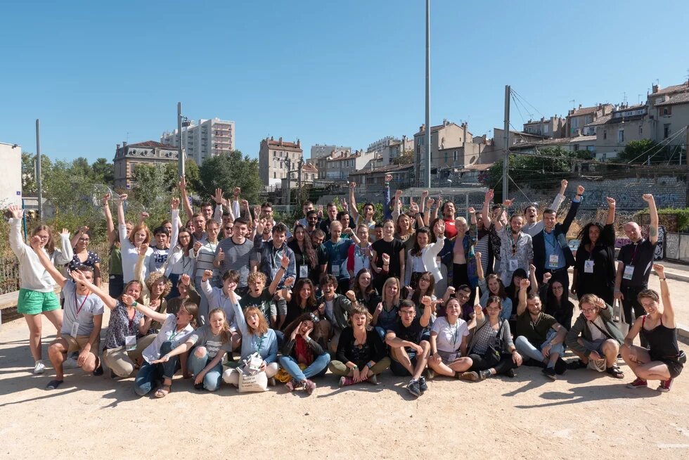 Participants at the Congress of Young Europeans, Marseille, France, 2019