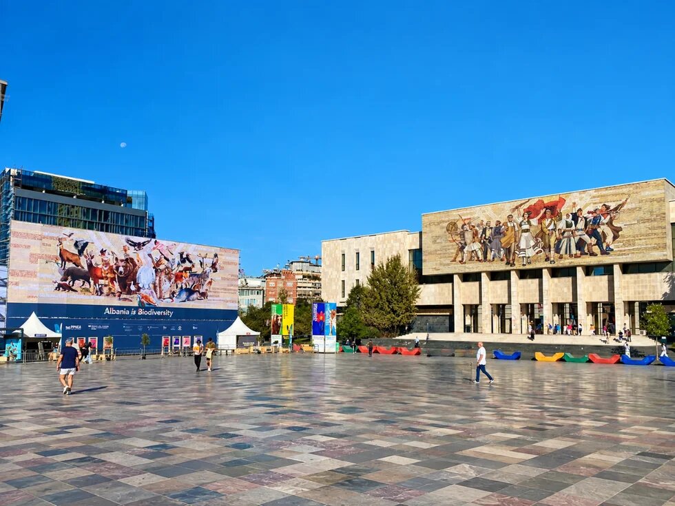 Albania is Biodiversity, Skanderbeg Square, Tirana 2023