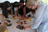 Students meet locals in Lukova